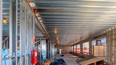 Deep-Dek® on steel stud construction