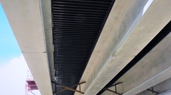 Close up of Rhino-Dek polymer-coated bridge deck