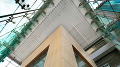 Ceiling view of Deep-Dek® Composite inside atrium