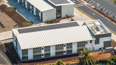 Aerial view of Cedar Grove Elementary School