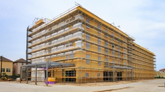 Exterior view of multi-story construction