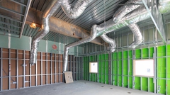 Interior showing construction of Versa-Dek® Composite on steel stud wall