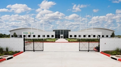 Exterior of new manufacturing facility. Tool-Flo entrance.