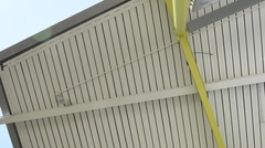 Close-up of roof overhang featuring Versa-Dek® roof deck