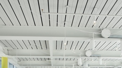 Interior view of ceiling showing painted Versa-Dek® Composite Acoustical
