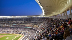 Target Field top deck canopy showing Versa-Dek® above crowd watching baseball game