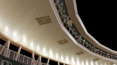 Detail of canopy showing painted Verda-Dek® roof deck