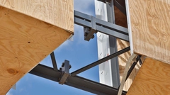 Detail of field-spliced of special profile joists