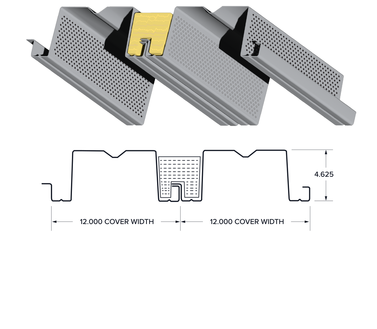 Deep-Dek® 4.5 Acoustical Profile