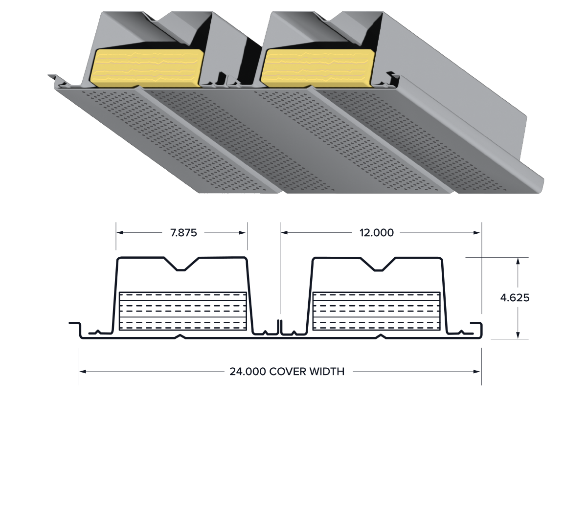 Deep-Dek® 4.5 Cellular Acoustical Profile
