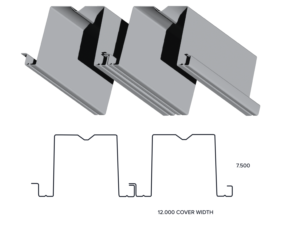 Deep-Dek® 7.5 profile