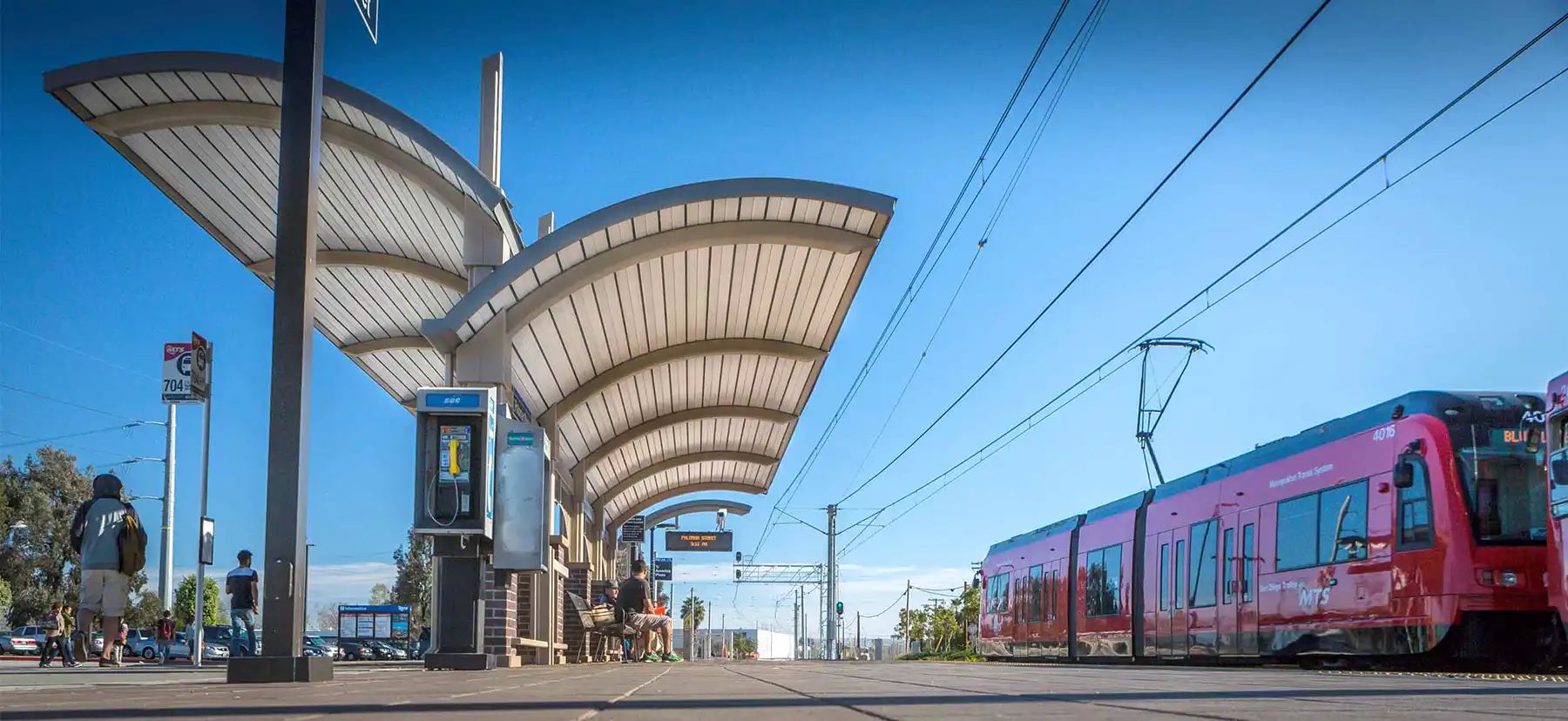 Blue Line Trolley Station