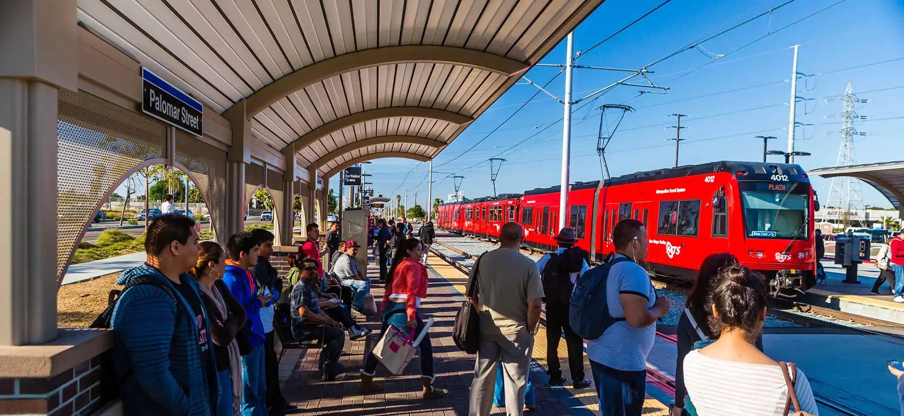 Blue Line Trolley Station